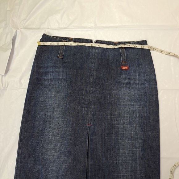 MISS Sixty Pleat front Jean Skirt - Picture 9 of 11